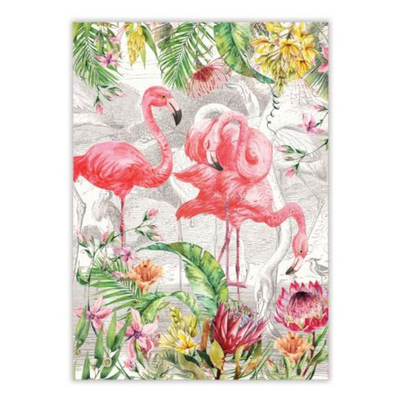 Michel Design Works Kitchen Tea Towel Flamingo - Picture 2 of 2